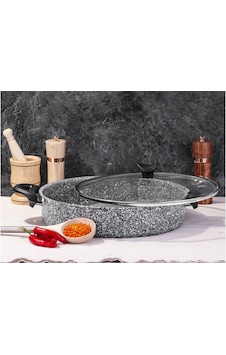 Taç Ultra Granit 24 CM Basık Tencere Taç Tencere Taç Granit Taç Ultra Granit 24 CM Basık Tencere Taç Tencere Taç Granit