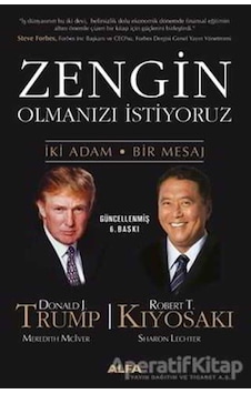 Zengin Olmanızı İstiyoruz - Donald J. Trump - Alfa Yayıncılık Zengin Olmanızı İstiyoruz - Donald J. Trump - Alfa Yayıncılık