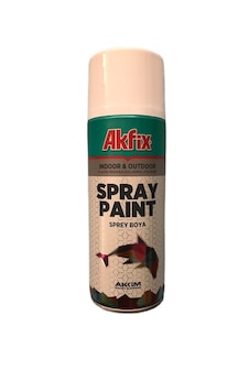 Akfix Sprey Tampon Boyası Parlak Beyaz 400 ML Akfix Sprey Tampon Boyası Parlak Beyaz 400 ML