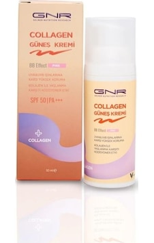 GNR BB Effect Collagen Güneş Kremi Pink SPF50+ 50 ML GNR BB Effect Collagen Güneş Kremi Pink SPF50+ 50 ML