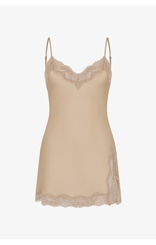 Penti Bej Saten Şifon Babydoll Penti Bej Saten Şifon Babydoll