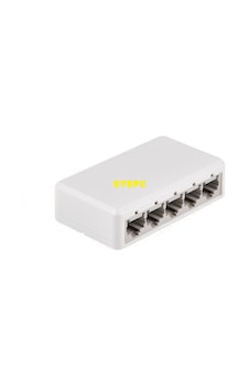 5 Port 10 / 100 Mbit Internet Hub Hup Çoğaltıcı Ethernet Switch Kablo Dağıtıcı Splitter