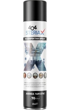 404 Steriax 500Ml El Arac Ev Dezenfektani S.Bak Onayli 504631940 404 Steriax 500Ml El Arac Ev Dezenfektani S.Bak Onayli 504631940