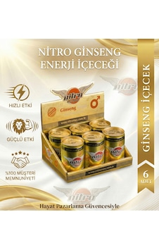 Nitromax Ginseng +18 Performans Enerji İçeceği - 6 Adet Gizli Gönderim Nitromax Ginseng +18 Performans Enerji İçeceği - 6 Adet Gizli Gönderim