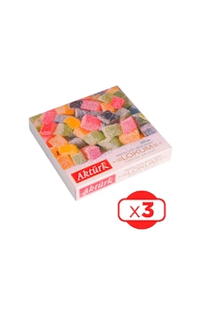 Aktürk Lokum Hindistan Cevizli Meyveli 3 x 300 G Aktürk Lokum Hindistan Cevizli Meyveli 3 x 300 G