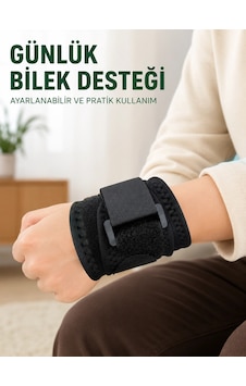 Trendexa Mey İthalat Siyah Bilek Destekliği Cırtlı Ayarlanabilir Bilek Bandı Spor Ve Günlük Kullanım Trendexa Mey İthalat Siyah Bilek Destekliği Cırtlı Ayarlanabilir Bilek Bandı Spor Ve Günlük Kullanım