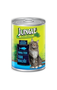 Jungle Ton Balıklı Yetişkin Konserve Kedi Maması 415 G