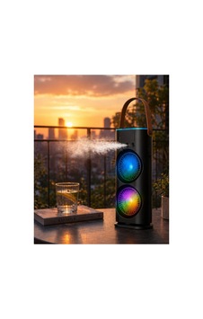 Şarjlı Buharlı Serinletici Fan Rgb Işıklı Çift Pervaneli Masa Fanı - Hs08371430-9238 Renkli Şarjlı Buharlı Serinletici Fan Rgb Işıklı Çift Pervaneli Masa Fanı - Hs08371430-9238 Renkli