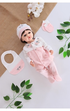 Sitilin Kız Bebek Somon Hastane Çıkışı Stl4684 Beyaz Sitilin Kız Bebek Somon Hastane Çıkışı Stl4684 Beyaz