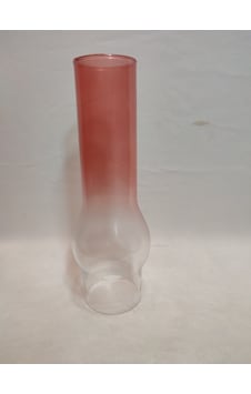 Abajur Lamba Camı.şeffaf-gülkurusu Renkte.alt Çap:7.00cm-h:25.00c Şeffaf - Gülkurusu