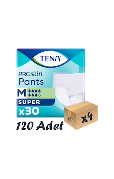 Tena Proskin Pants 7 Damla Super Emici Külot Orta Boy M 4 x 30'Lu