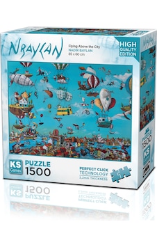Ks Puzzle 1500 Parça Nbaylan Flying Above The City Ks Puzzle 1500 Parça Nbaylan Flying Above The City