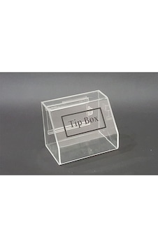 Asma Kilitli Pleksi Tip Box Bahşiş Kutusu Şeffaf 15x10xh12 Cm Asma Kilitli Pleksi Tip Box Bahşiş Kutusu Şeffaf 15x10xh12 Cm