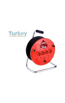Extra 4lü Elektrik Seyyar Makaralı Uzatma Kablo 50 Metre Taşınabilir Lisinya Extra 4lü Elektrik Seyyar Makaralı Uzatma Kablo 50 Metre Taşınabilir Lisinya