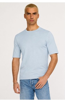 Only & Sons Erkek Yuvarlak Yaka Düz Mavi T-shirt - 22022928 Only & Sons Erkek Yuvarlak Yaka Düz Mavi T-shirt - 22022928