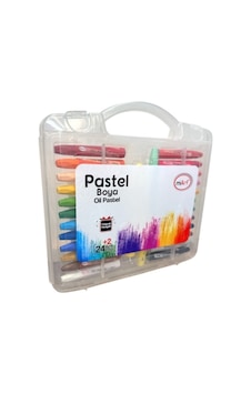 Miart Pastel Boya 24+2 Renk Çantalı Çok Renkli