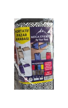 Pazar Arabası Katlanır Pazar Çantası Çok Amaçlı Çanta Tekerlekli Market Arabası