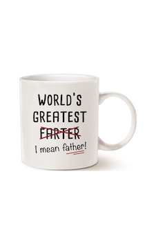 Lexroo World's Greatest Farter I Mean Father Kupa Bardak Coffee Mug Lexroo World's Greatest Farter I Mean Father Kupa Bardak Coffee Mug