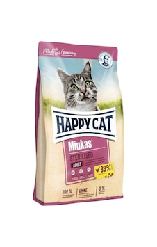 Happy Cat Minkas Sterilised Tavuklu Kısırlaştırılmış Yetişkin Kedi Maması 10 KG Happy Cat Minkas Sterilised Tavuklu Kısırlaştırılmış Yetişkin Kedi Maması 10 KG