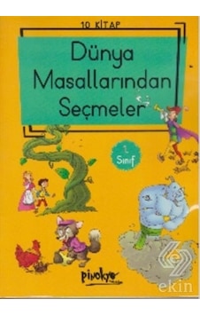 1. Sınıf Dünya Masallarından Seçmeler Düz Yazılı Seti 10 Kitap Takım- Pinokyo 1. Sınıf Dünya Masallarından Seçmeler Düz Yazılı Seti 10 Kitap Takım- Pinokyo