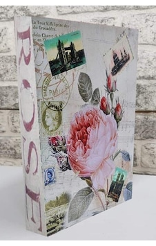 105 Rose Dekoratif Kitap Kutusu