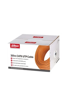 Dahua Dh-pfm920ı-6un-c, Cat6 305m, 24awg 0.53mm, Utp, %100 Bakır, Pvc, Kablo, Turuncu Renk 63061359 Dahua Dh-pfm920ı-6un-c, Cat6 305m, 24awg 0.53mm, Utp, %100 Bakır, Pvc, Kablo, Turuncu Renk 63061359