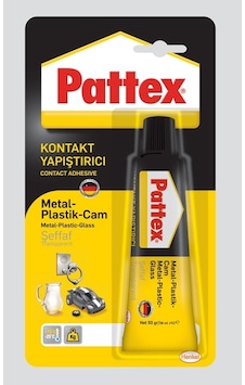 Pattex Kontakt Yapıştırıcı 50g - Metal, Plastik Ve Cam İçin Güçlü Yapışma Pattex Kontakt Yapıştırıcı 50g - Metal, Plastik Ve Cam İçin Güçlü Yapışma