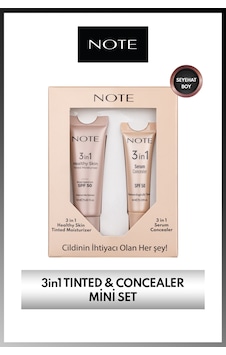 Note 3in1 Mini Set Healthy Skin Tinted Moisturizer 10 + Serum Concealer 10 Note 3in1 Mini Set Healthy Skin Tinted Moisturizer 10 + Serum Concealer 10