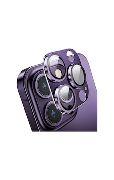 Apple Uyumlu iPhone 14 Pro Ve 14 Pro Max Kamera Lensi Tam Kaplar Koruyucu Cam