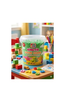 Doğal Kinetik Oyun Kumu 1kg Yeşil Yeşil Doğal Kinetik Oyun Kumu 1kg Yeşil Yeşil