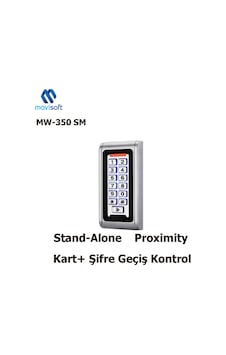 Proximity İç Ortam Metal Kasa Kartlı + Şifreli Geçiş Sistem Proximity İç Ortam Metal Kasa Kartlı + Şifreli Geçiş Sistem