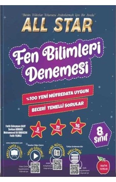 Kolektif Newton 8.Sınıf LGS All Star Fen Bilimleri Denemesi Kolektif Newton 8.Sınıf LGS All Star Fen Bilimleri Denemesi