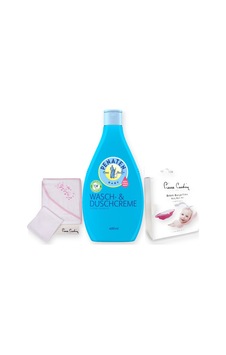İlk Banyo Seti 3 Parça: Penaten Şampuan + Küvet Filesi + Kundak Havlu - Pembe İlk Banyo Seti 3 Parça: Penaten Şampuan + Küvet Filesi + Kundak Havlu - Pembe