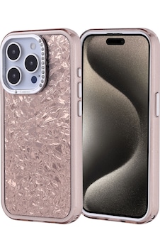 Apple Uyumlu iPhone 15 Pro Kılıf Taşlı Tasarımlı Zore Kapi Kapak Gold Apple Uyumlu iPhone 15 Pro Kılıf Taşlı Tasarımlı Zore Kapi Kapak Gold