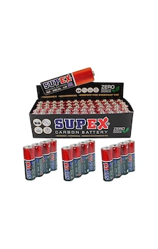 SUPEX R6 1.5V ÇİNKO KARBON AA KALEM PİL 60LI PAKET