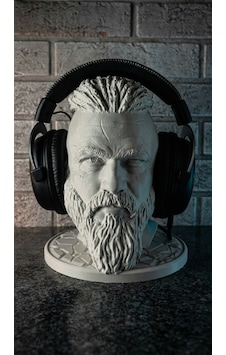 Ragnar Lothbrok Büstü Kulaklık Standı - Viking Savaşçı Figürlü Dekoratif Oyuncu Kulaklık Tutucu Ragnar Lothbrok Büstü Kulaklık Standı - Viking Savaşçı Figürlü Dekoratif Oyuncu Kulaklık Tutucu