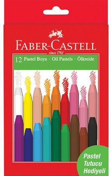 Faber Castell Pastel Boya 12'li Set Hediyeli Faber Castell Pastel Boya 12'li Set Hediyeli