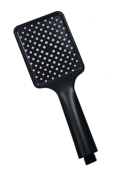 Siyah Kare Fonksiyonsuz Lüks Duş Başlığı El Duşu Handshower Siyah Siyah Kare Fonksiyonsuz Lüks Duş Başlığı El Duşu Handshower Siyah