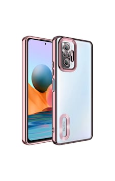 Xiaomi Redmi Note 10 Pro 4g Darbeye Dayanıklı Kamera Korumalı Silikon Kılıf Pembe Xiaomi Redmi Note 10 Pro 4g Darbeye Dayanıklı Kamera Korumalı Silikon Kılıf Pembe