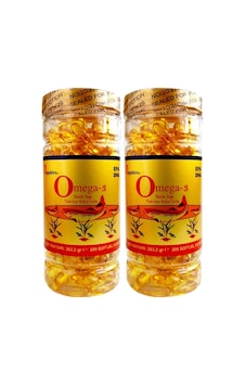 Sapphire Omega 3 Balık Yağı 1000 MG 2x200 Softgel