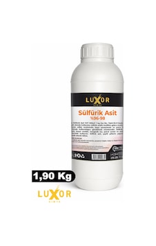 Luxor Kimya Sülfürik Asit 1.9 Kg %96-98 Luxor Kimya Sülfürik Asit 1.9 Kg %96-98