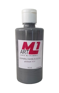 M1 Art Vernikli Akrilik Boya Gri 140.ml M1 Art Vernikli Akrilik Boya Gri 140.ml