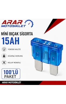 Mini Bıcak Sigorta 15ah 1 Paket 100 Adet-arr3174 15 Mini Bıcak Sigorta 15ah 1 Paket 100 Adet-arr3174 15