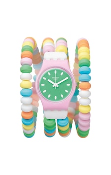 Lp135b Swatch Caramellisima Bayan Kol Saati Çok Renkli Lp135b Swatch Caramellisima Bayan Kol Saati Çok Renkli
