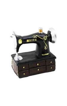 İbico İ12-210 Dikiş Makinesi Vintage Dekoratif Biblo - Reçine 20x15x8.5 Cm