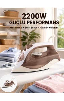 Buharlı Ütü 2200w Kireç Önleyici Self Clean Damlat Rexutu-9-98b03