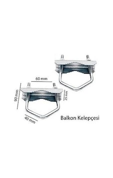 Uskey Balkon Çelik Kelepçe Uydu Kelepçesi Uskey Balkon Çelik Kelepçe Uydu Kelepçesi