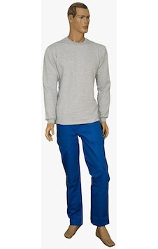 2 İplik O Yaka Sweatshirt Gri Melanj 2 İplik O Yaka Sweatshirt Gri Melanj