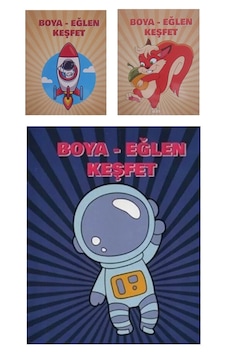 Boya Eğlen Keşfet 3 Kitap Set