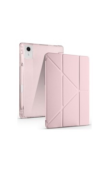 Aksesuarcim Idea 12.1 İle Uyumlu Kılıf Silikon Yumuşak Kalem Bölmeli Esnek 4 Farklı Stand Olabilen Tablet Kılıfı Rose Gold Sku: Zeusb0hbctsrl2 Arka Kapak